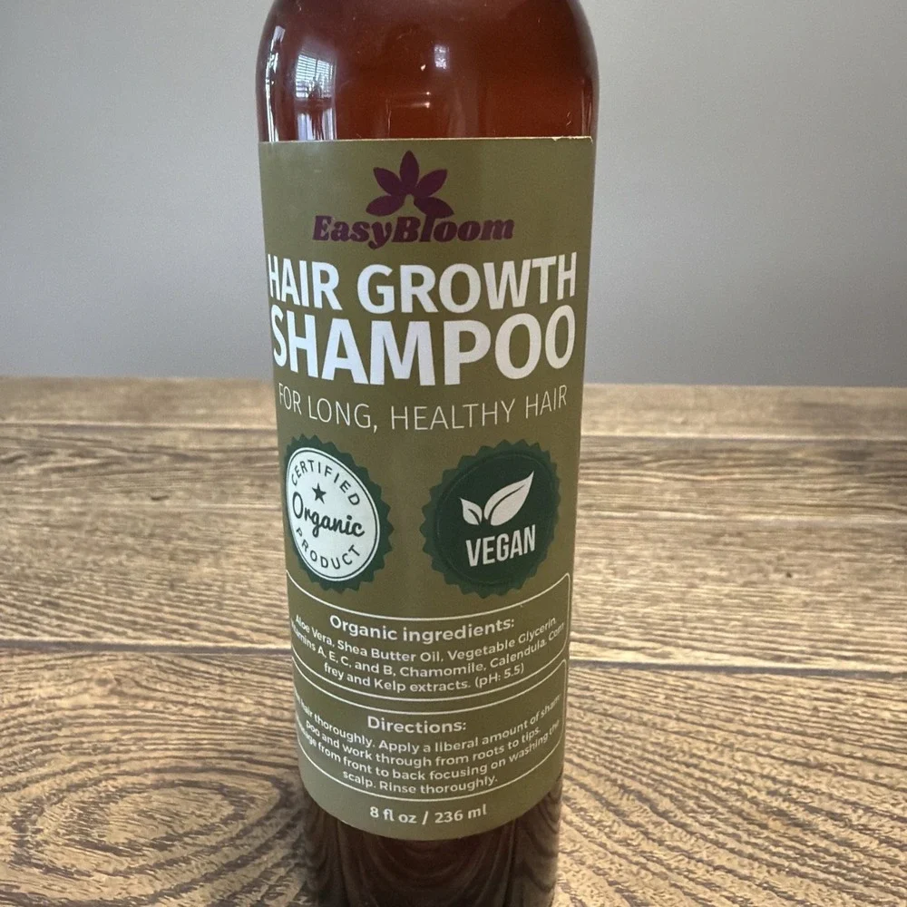 Easy‎ Bloom Hair Growth Shampoo For Long Healthy Hair New! Sealed! Vegan Organic